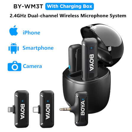 ไมโครโฟนไร้สาย BOYA MICROPHONE BOYA BY-WM3T-M2_3